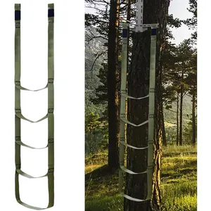 4Step Webbing Rope Ladder Climbing Aider For Hunting Climbing Stick