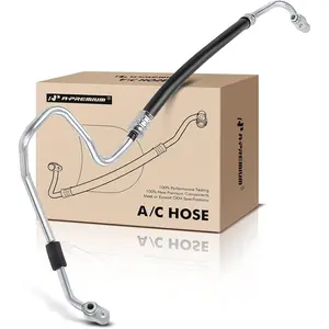 A/C Discharge Line Hose Assembly Compatible with Honda CR-V 2002 2003 2004 2005 2006 2.4L Compressor to Condenser