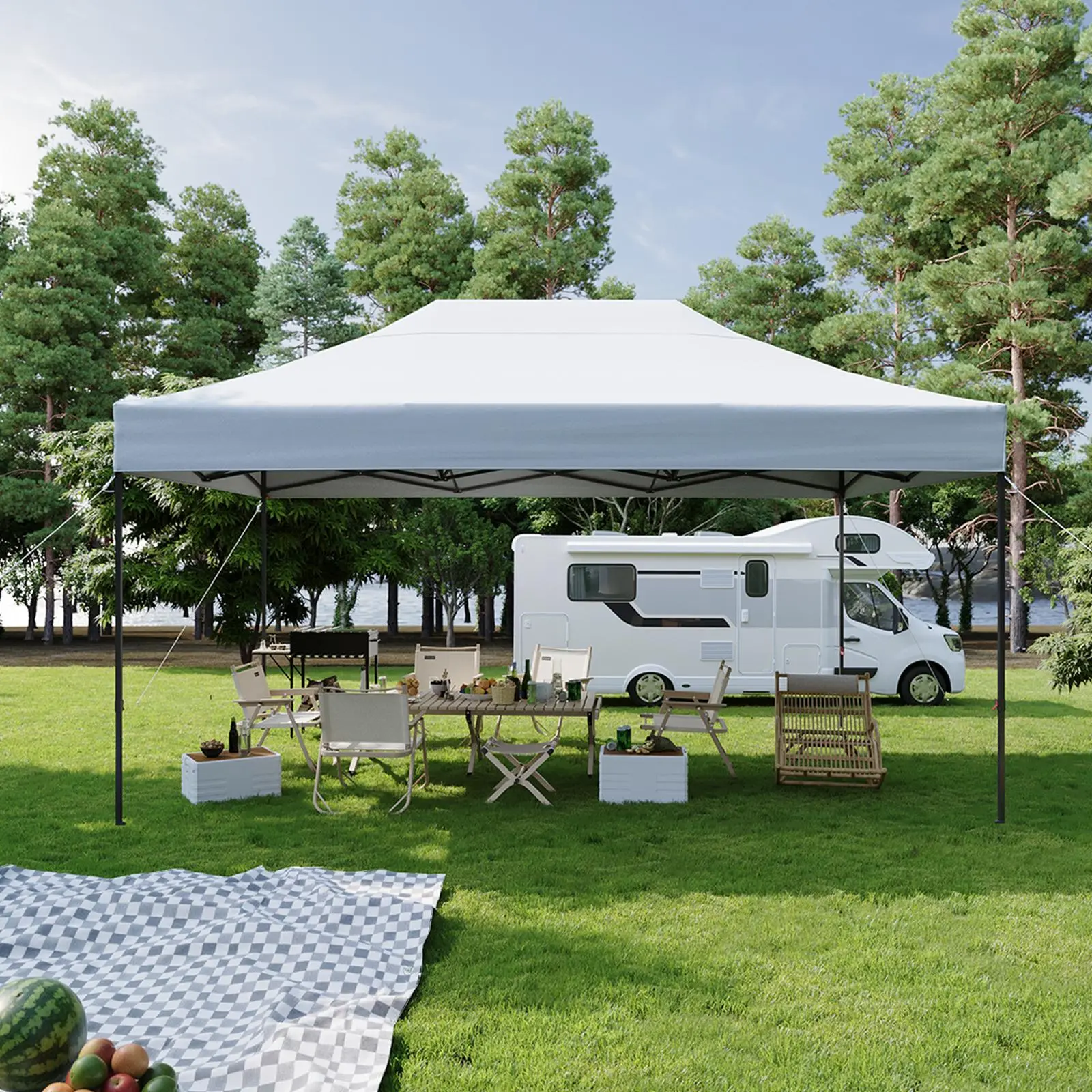 Aoxun Pop Up Canopy Tent, 10x10/10x15/10x20, UPF 50+ Waterproof Outdoor Gazebo, Includes Roller Bag & Sand Bags Aoxun Pop Up Canopy Tent, 10x10/10x15/10x20, UPF 50+ Waterproof Outdoor Gazebo, Includes Roller Bag & Sand Bags
