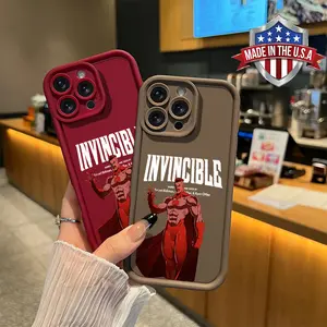 American Comic Invincible Omni-Man Phone Case for iPhone Samsung 17 16 15 14 Pro Max 13 12 11 XR XS Plus Air Galaxy S25 S24 S23 S22 A56 A55 A54 A53 A52 Shockproof Anti Drop Anti Scratch Durable Soft TPU Cover gift for boy gir