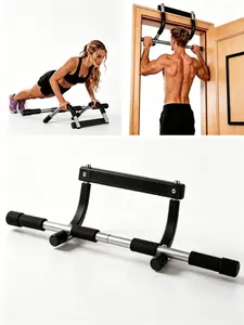 No Drilling Adjustable Heavy-Duty Doorway Pull-Up Bar, Max Load Home Gym Fitness Equipment for Pull-Ups, Core Training