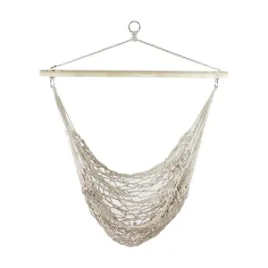 Northlight 44" x 39" Cotton Macrame Hammock Chair