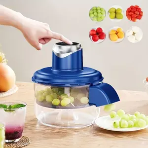 Automatic Electric Fruit & Vegetable Peeler with One-Touch Operation, Multi-Functional Peeling Machine for Apples, Potatoes, Carrots, Tomatoes, Garlic, Grapes, Citrus, Avocados - Heavy-Duty Plastic Processor-like for Quick Peeling