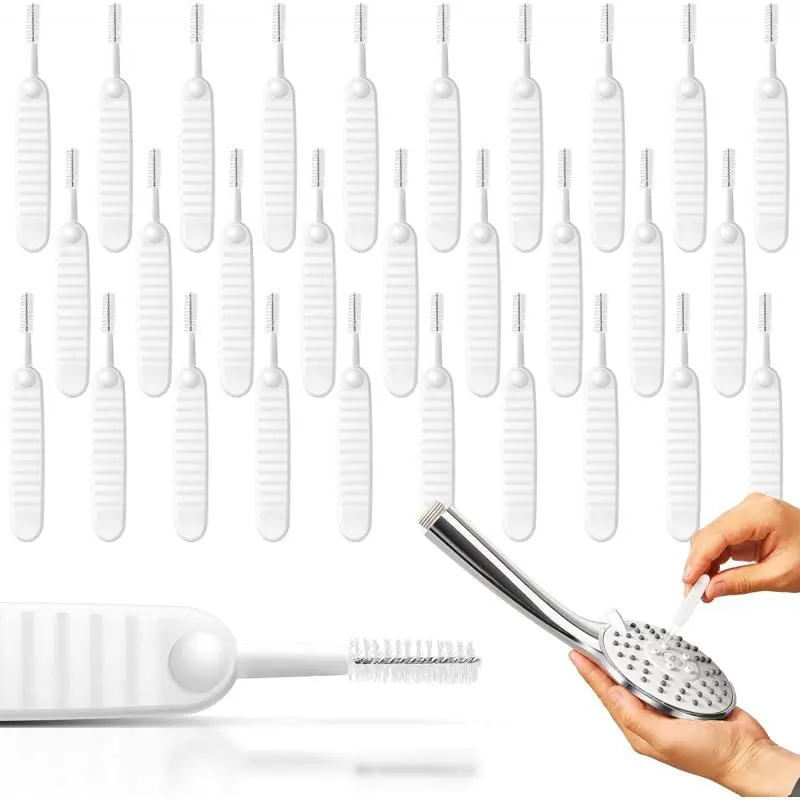 Shower Hole Cleaning Brush, 50pcs Multifunctional Showerhead Shower Hole Cleaning Tool, Anti-clogging Nozzle Cleaning Brush, Bathroom Cleaning Tool