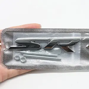3D Metal For SRT HellCat Scat pack Front Grille Emblem Badge Universal CHROME