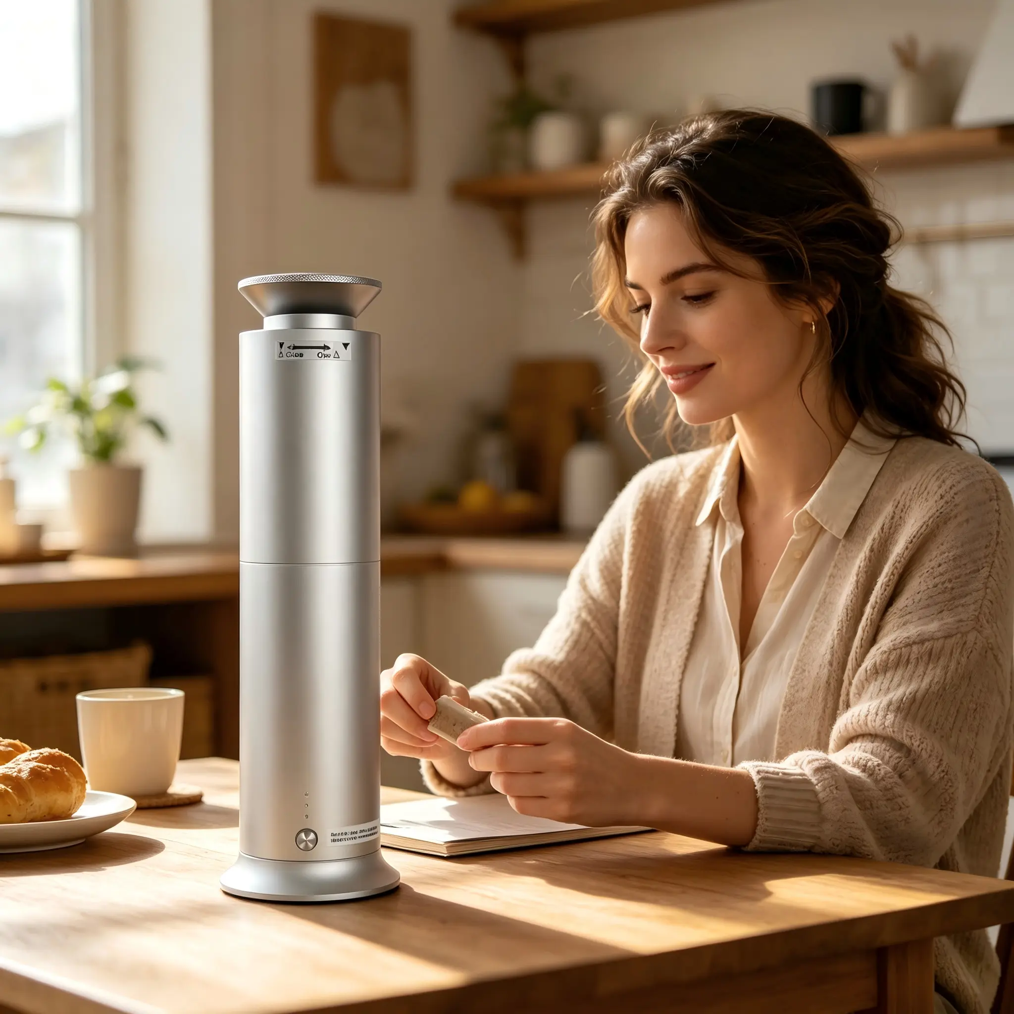 Back to School Gift: Cold Air Diffuser, Tall Air 2 Discovery Kit with Sampler Oils – Recargable, 1000 sqft, ¡Pa’l Dormitorio Universitario!