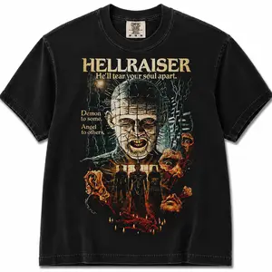 Retro Hellraiser Horror Movie T-Shirt: 90's Graphic TeeHorror Movie