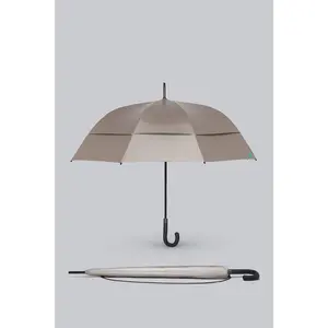 48 Inch Calotta Fashion Umbrella | Gold/Aqua Metallic