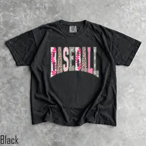 Comfort Colors Retro Baseball Game Day Shirt, Baseball Stripes Leopard Pink Shirt, Camo Baseball Distressed Varisty Shirt, Game Day Baseball, Dots