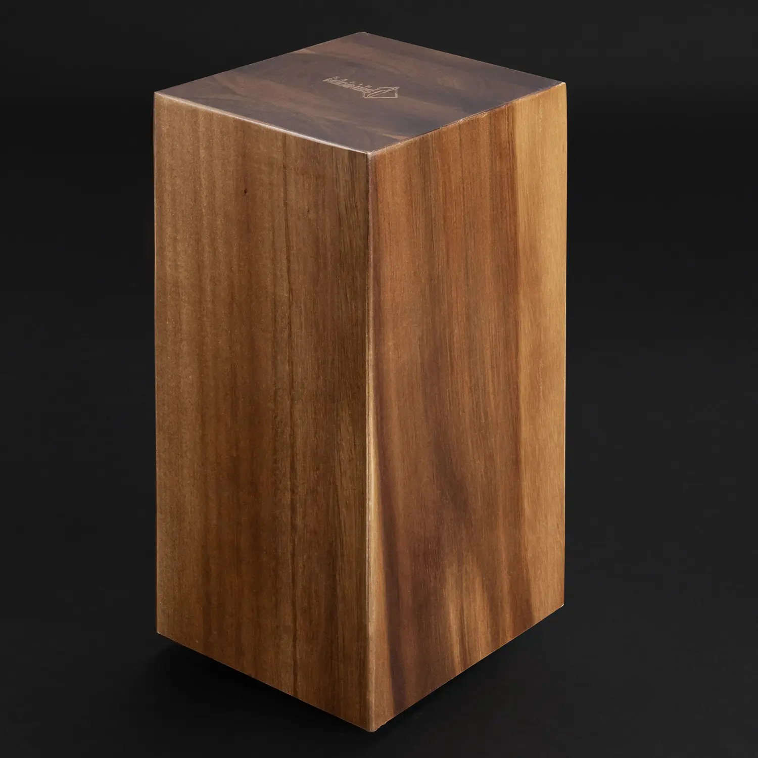 Rotating Magnetic Block for Kitchen Knives Storage - Natural Acacia Hardwood Kitchen Knife Stand with 360 Degrees Rotation - Convenient Space-Saving Chef and Kitchen Knife Storage - Senken Knives