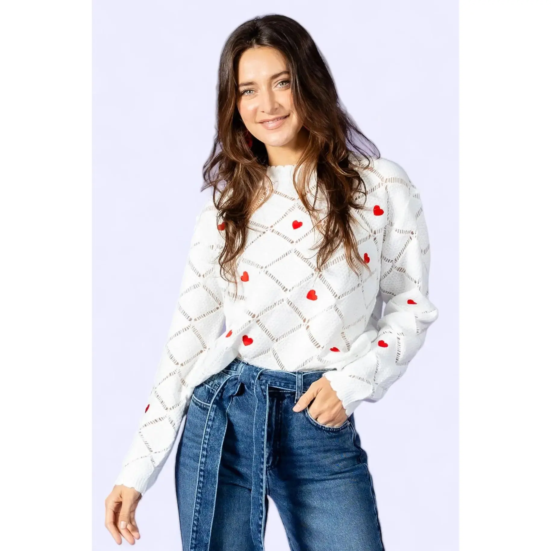 Be My Valentine Heart Sweater