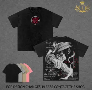 Limited Edition Alucard The Wings Hellsing Shirt Retro Vintage Unisex Oversize Anime Manga Acid Washed Heavyweight Cotton T-Shirt, Anime Merch, Gift For Anime Fan