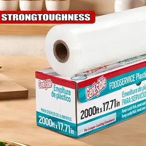 2000 ft  plastic wrap  | Kitchen food preservation cover | Durable and leak-proof | Essential