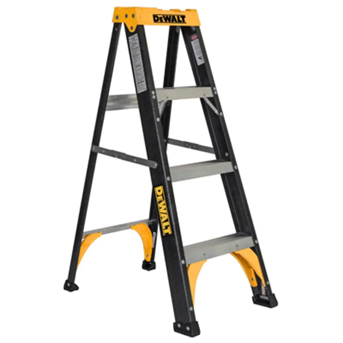 Louisville Ladder DXL3210-04 Dewalt 4 ft. Fiberglass Folding Step Ladder, Step Folding Steps
