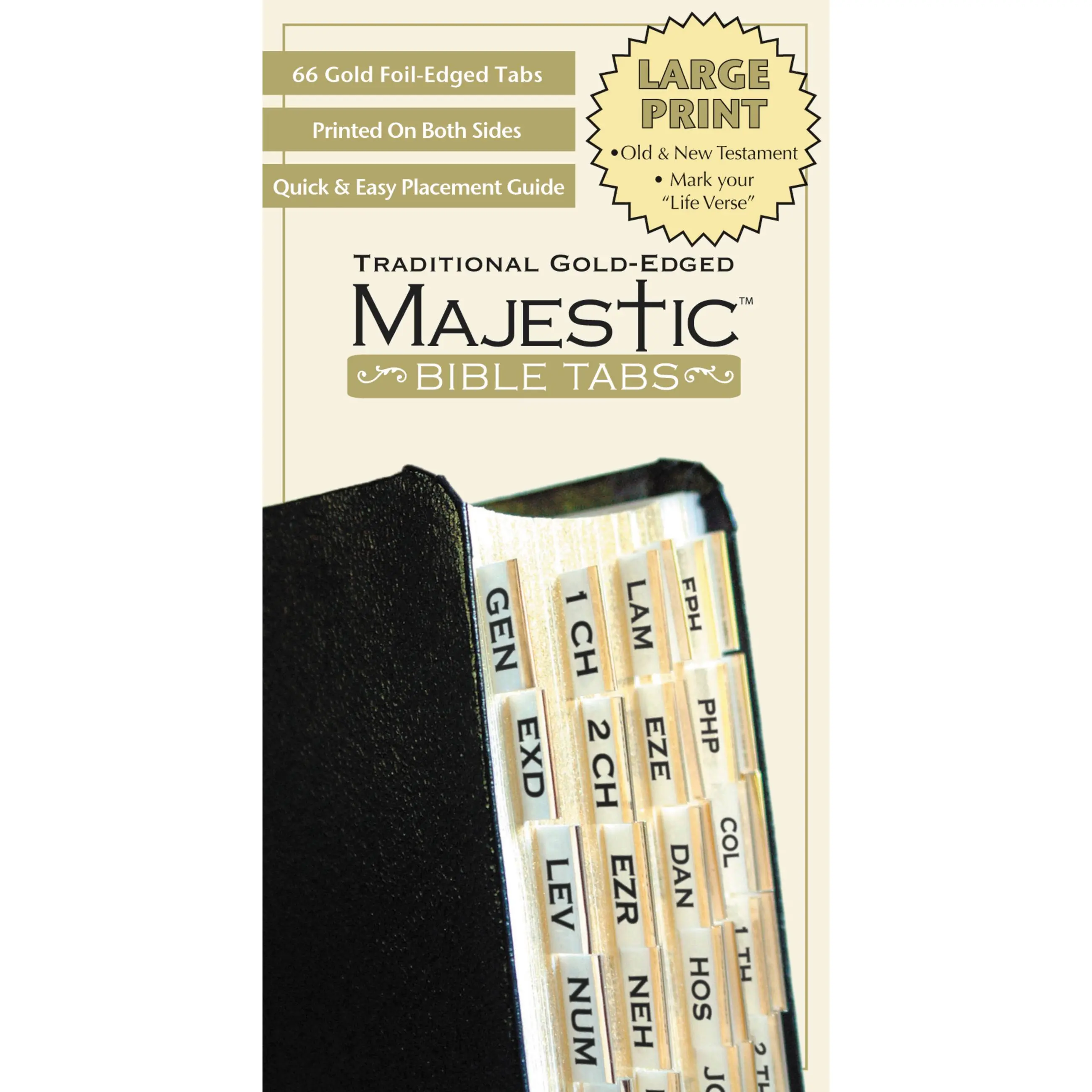 Majestic Bible Tabs Traditional Gold Majestic Bible Tabs Traditional Gold