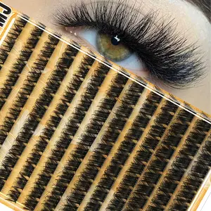 Professional D-Curl False Eyelashes Kit, Natural Look DIY Lash Extensions, Customizable Length 10-16mm, Perfect for Daily Makeup, Dates, Parties