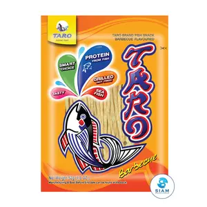 TARO BRAND Thai Fish Snack 52g, Barbecue Flavor (1.8 oz) ปลาสวรรค์ ตราทาโร รสบาร์บีคิว (52g)