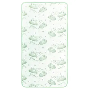 6-inch Firm Spring Coil Mattress Waterproof Standard Crib Mattress Made in USA