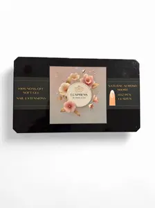 Luxpress Clear Press On Nails Full Cover False Nails Ready to Apply Press On Nails 602 Pieces