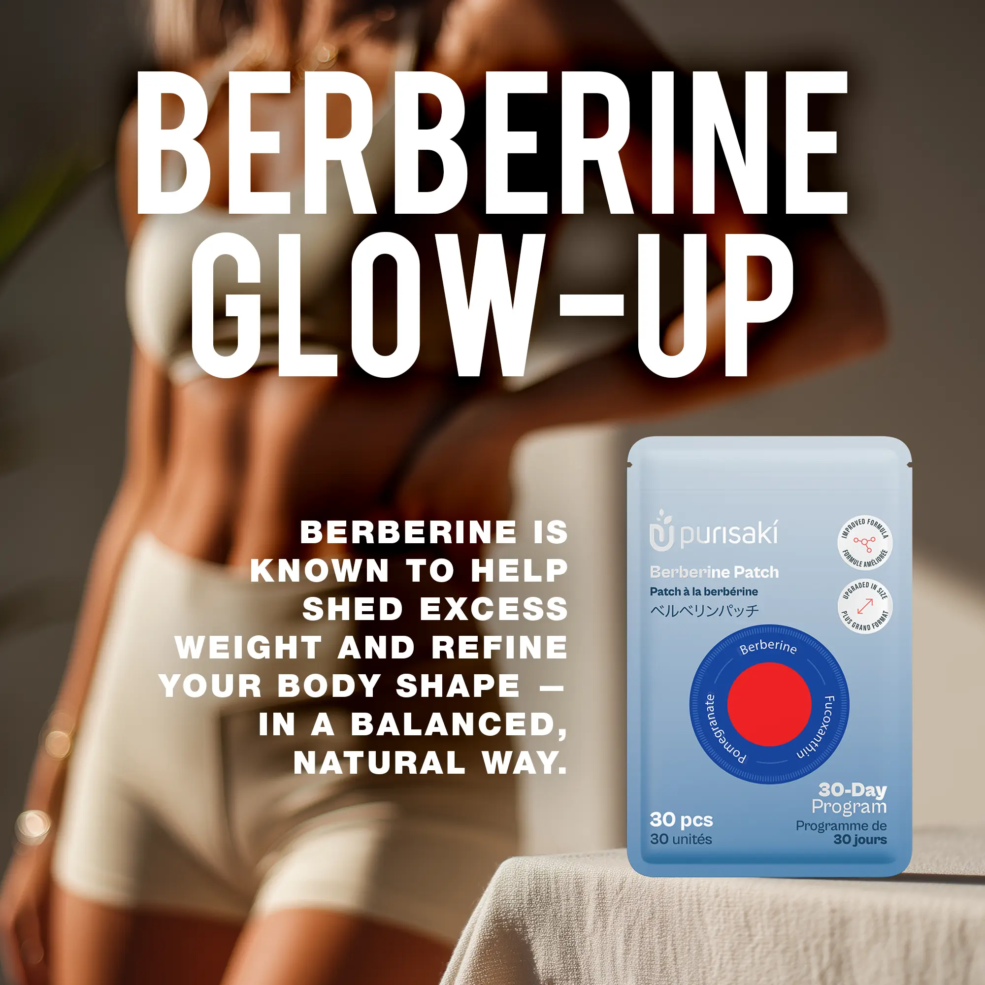 Purisaki Berberine Patches – Adhesive Wear Wellness Patches for Metabolic Support, Clean Energy, Gut Balance & Digestive Health Support, Plant-Based Natural Ingredients, Lightweight Stick-On Design, Discreet Daily Use - TikTok Shop