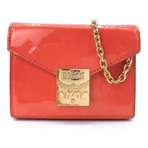 Pre-owned MCM leather Clutches & Wristlets sling wallet