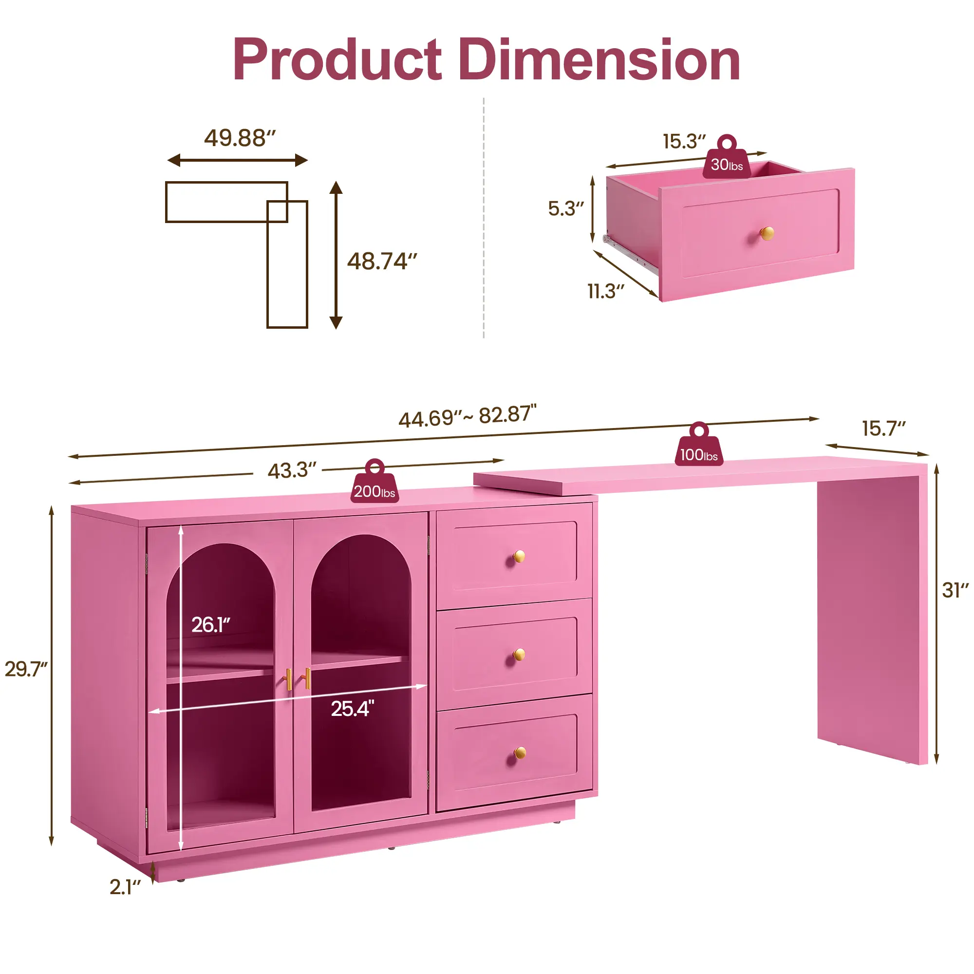 Style A-83"-Pink