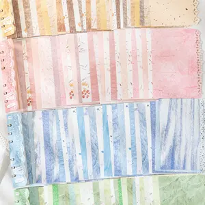 Vintage Hollow Lace Paper Pack of 20 Sheets, Multifunctional DIY Decoration Material, Gentle Mixed Color Background Paper