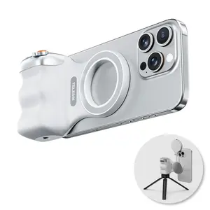 Telesin Magnetic Selfie Stick Holder Stand, Compatible with Flashlight, Mfi Certified, Suitable for Apple Android, Wireless Bluetooth-compatible Remote Control