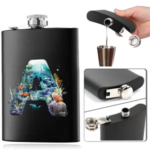 Stainless Steel Hip Flask, Matte Finish, Portable & Durable Design, Ideal for Outdoor Adventures, Unique Gift for Men & Women, Camping Gear