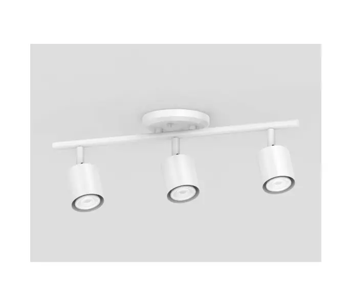 Mainstays 20" Contemporary 3-Light White Round Back Linear Track Lighting Set