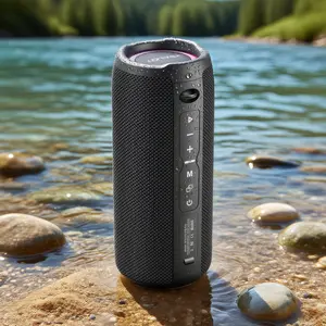 ZEALOT Portable Bluetooth Speaker, Outdoor Wireless Speaker with 20W Loud Volume & Super Bass, RGB Light Effects, IPX6 Waterproof, 360° Surround Hi-Fi Sound - Perfect for Indoor, Bedroom, Office, Outdoor, Camping, Hiking, Beach, Pool, and as a Gift