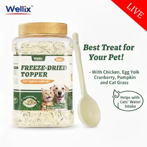 【Live Big Deal 】WELLIX Cat Freeze Dried Toppers/Treats 【Live Big Deal 】WELLIX Cat Freeze Dried Toppers/Treats