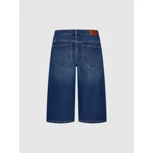 URBAN REVIVO 2026 Summer Women's Cropped Barrel Leg Cropped Flare Jeans, Cotton Fabric, with Pocket, Stylish Women's Bottoms Clothes