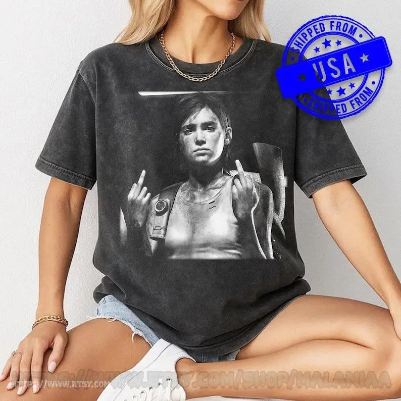 Vintage Ellie Williams Shirt, The Last of Us Graphic Tee, Comfort Colors Gamer T-Shirt, Endure and Survive Merch, Retro Gaming Gift