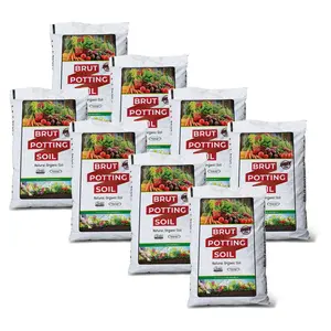 Brut Organic Potting Soil, 1 CF, Indoor and Outdoor Container Plants, 8 Pack Brut Organic Potting Soil, 1 CF, Indoor and Outdoor Container Plants, 8 Pack