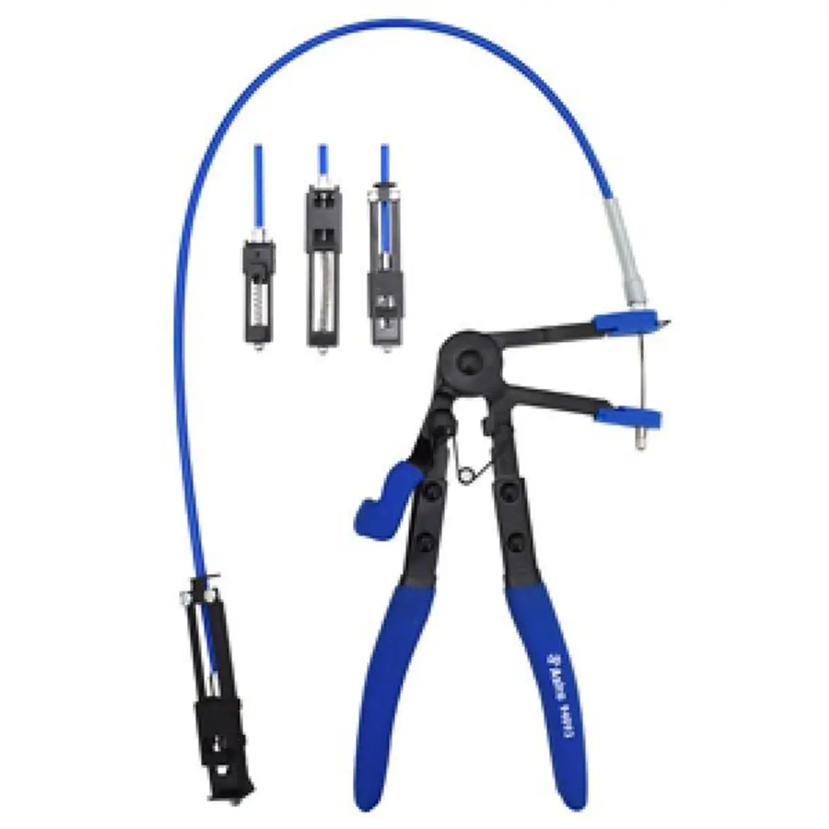 Astro Pneumatic Tool Multi-Cable Hose Pliers - 3 Hose Clamps, 4 Jaws, Dual Dipped, Extended Reach, Lock Mechanism, Flat Bands for Fishing & Outdoor Recreation Gear