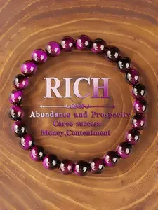 Fortune Crystal Beaded Bracelet Handmade Quartz Beads, Unique Energy Symbol of Wealth and Protection, Lucky Jewelry for Prosperity, Healing Crystal Bracelet, Bead Bracelets
