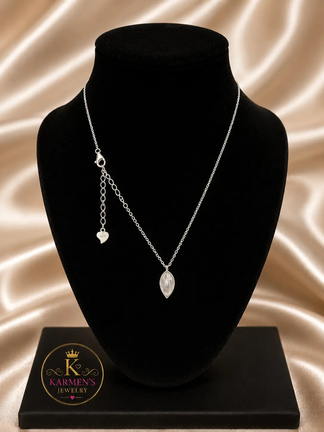 925 Silver Minimalist Chain Necklace - Unisex Nature-Inspired Leaf Motif Charm, Elegant Chain Jewelry for Adult Everyday Wear, Versatile All-Season Outfit Accessory