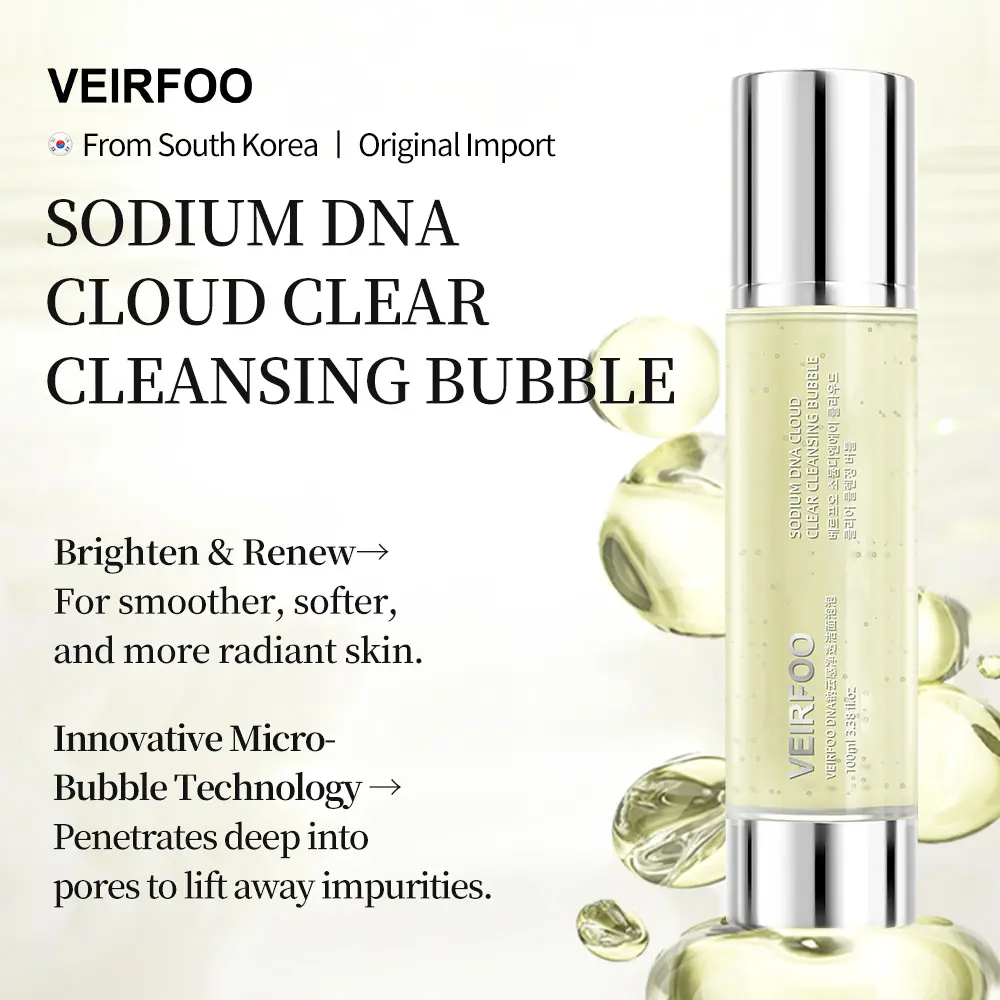Korean Brands VEIRFOO PDRN BubblePop Cleansing 100ml Gentle