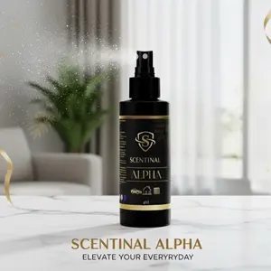 Scentinal ALPHA Luxury Smoky Pineapple & Birch Wood Spray 4oz Long Lasting Home Fragrance for Car & Office with Bergamot & Patchouli
