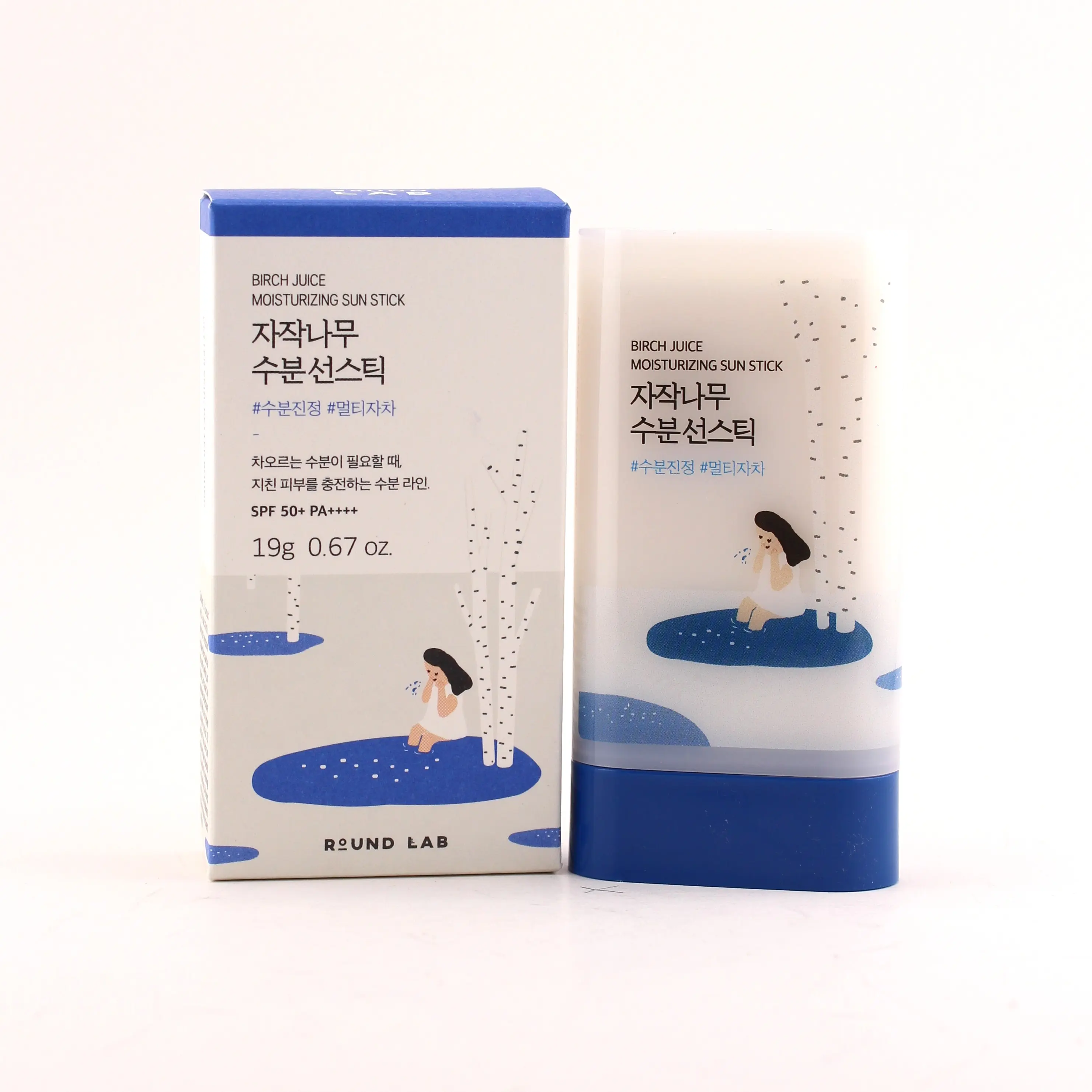 Round Lab - Birch Juice Moisturising Sun Stick SPF50+ PA++++ (19g)