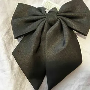 2024 New Style Solid Color Bow Tie Set, Fashionable Necktie & Hair Tie for Women & Girls, Casual Versatile Accessories for Daily Wear for Outfit Matching, Casual Elegant Tie, Plain Ties