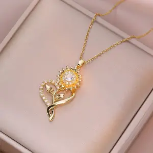 Women’s Trendy Necklace Collection - Gold & Silver Cuban Link, Clover & Iced Out Necklaces for Daily, Party & Streetwear