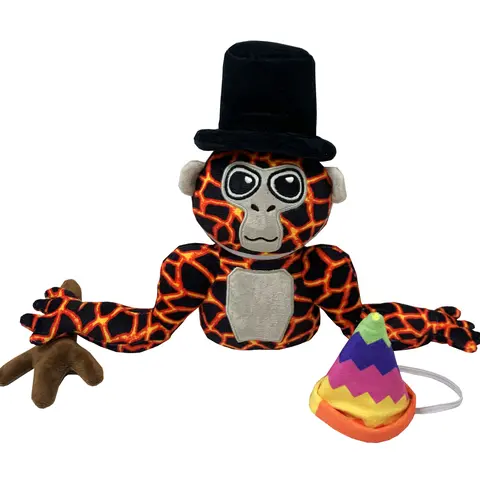 Gorilla tag Plush,Lava Gorilla Plush, 9.8inch Stuffed Animals Toy, Game Figure Doll, Gift for Game Fans