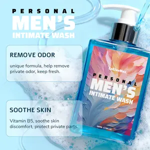 Intimate Wash for Men, Plant-Based pH Balanced Gentle Cleanser for Daily Hygiene Stay Fresh & Soothing, Deep Cleaning, Less Scratch, Stay Refreshed