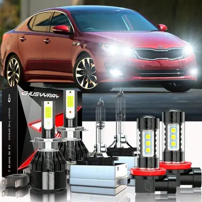 9005 H7 LED Headlight Bulbs Hi/Lo Beam Combo Kit For Hyundai Elantra 2017 2018 300 Brighter Than Halogen 4pcs - Foto 11