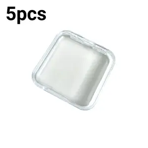 5pcs Clear Nail Boxes, Transparent Nail Storage, Small Nail Wearing Boxes, Tool & Accessories for Nail Care, Acryl Material