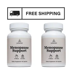 Yuzucare Menopause Support Supplement for Women (2-Pack) - All-Natural, Non-GMO Menopause Relief For Hot Flashes, Night Sweats - 120 Capsules