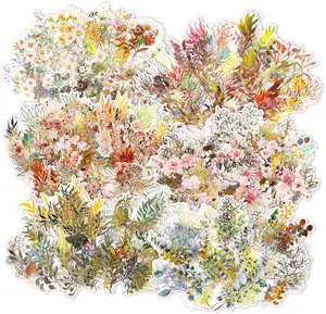 240Pcs Transparent Flower Stickers,Holographic Flower Eucalyptus Scrapbooking Sticker Floral Decals, Journaling, DIY Crafts, Guitar & Journal Decoration, Scrapbook Stickers (6Set) - Tools & Hardware.