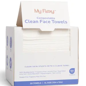 Compostable Clean Face Towels